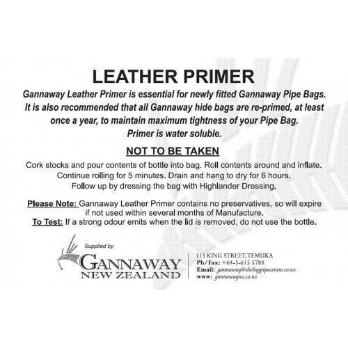Gannaway Leather Primer