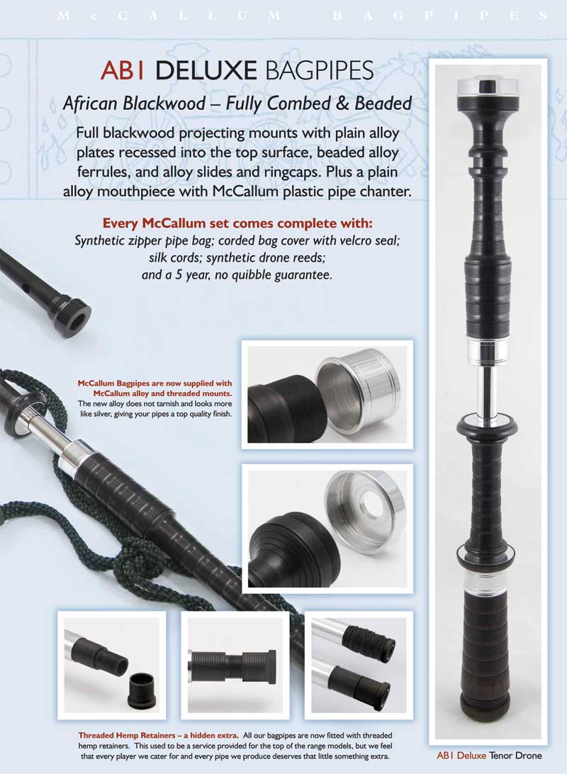 McCallum AB1 Deluxe Bagpipes