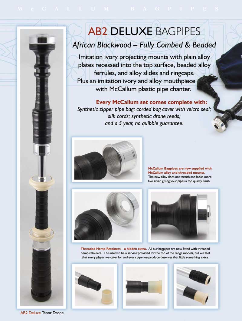McCallum AB2 Deluxe Bagpipes