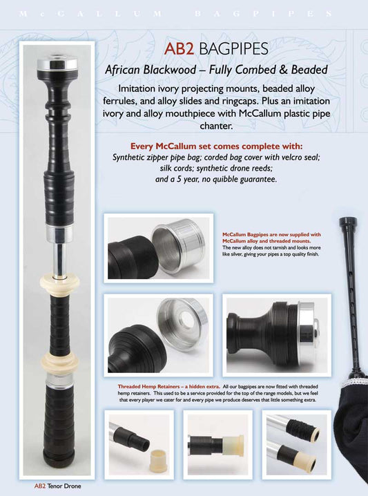 McCallum AB2 Bagpipes