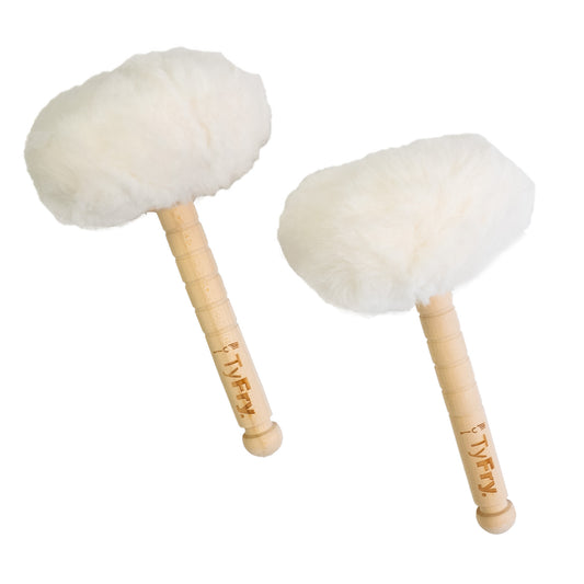 TyFry Bass Mallets – White